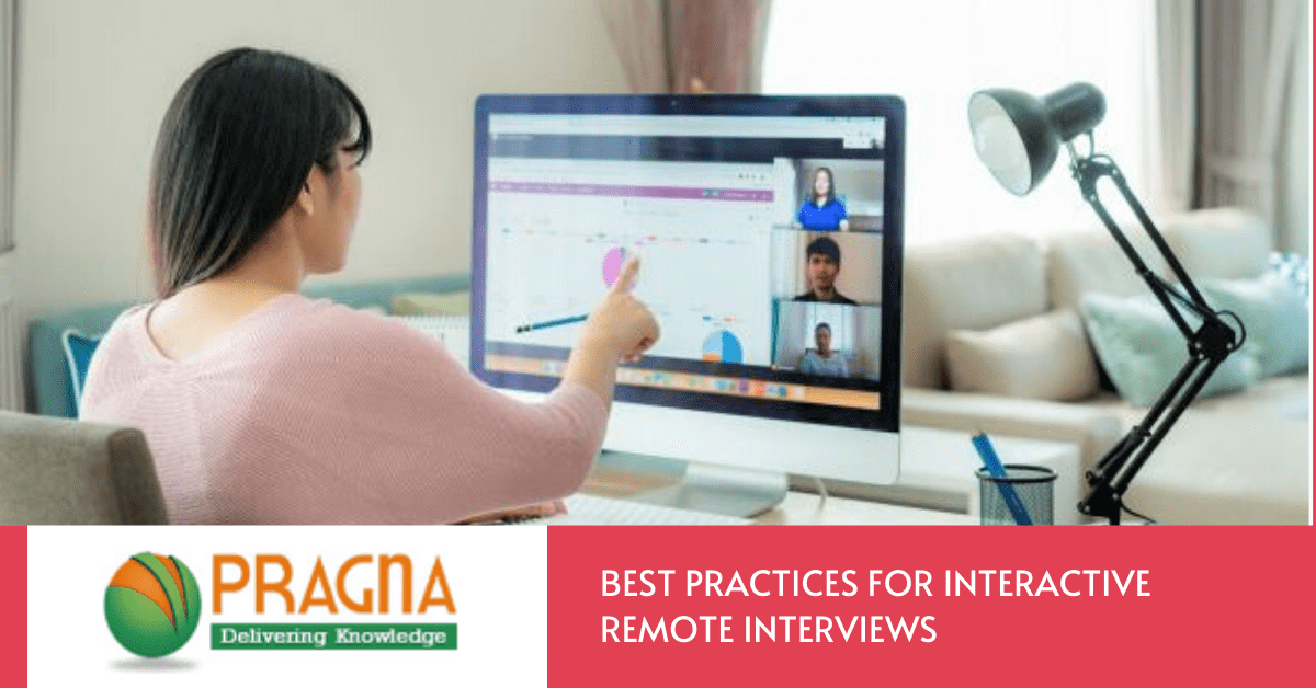 Best practices for interactive remote interviews